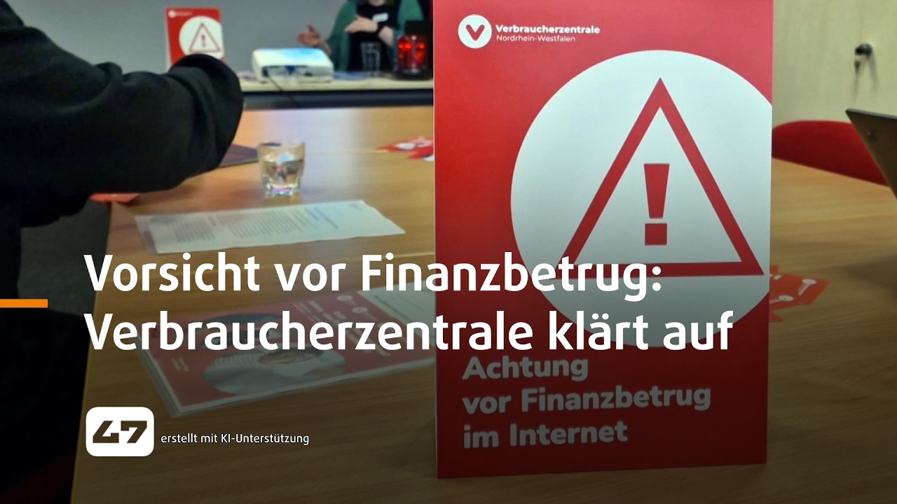 STUDIO 47 .live | VORSICHT VOR FINANZBETRUG: VERBRAUCHERZENTRALE KLÄRT AUF