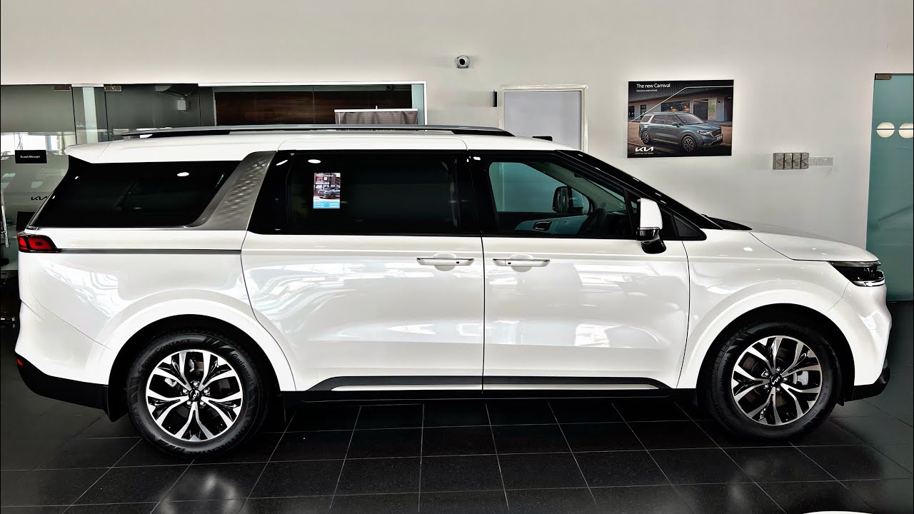 2023 The All-New Kia Carnival white colour | exterior & interior details | Kia Carnival 2023