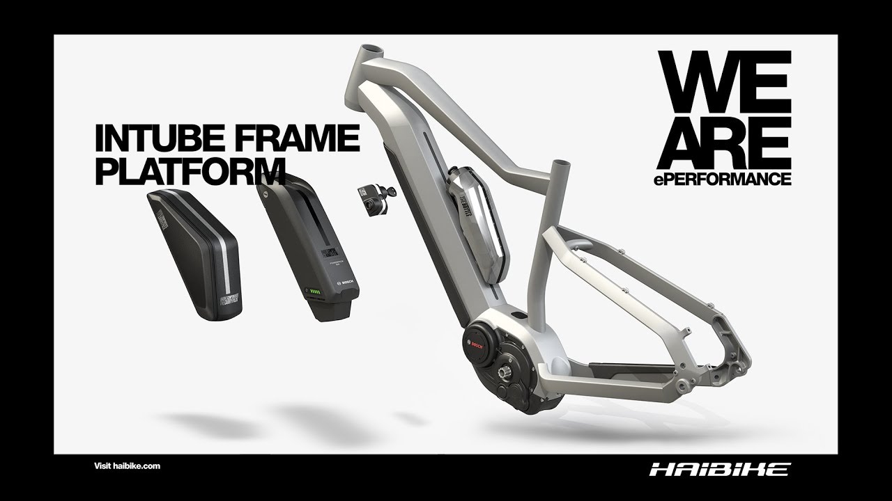 The new 2018 Haibike InTube frame platform