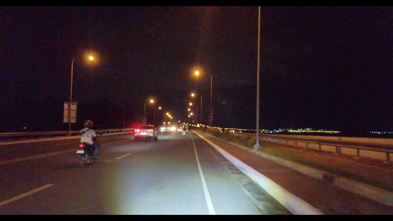 DAVAO CITY COASTAL ROAD NIGHT RIDE | HONDA CLICK 125 V-2024
