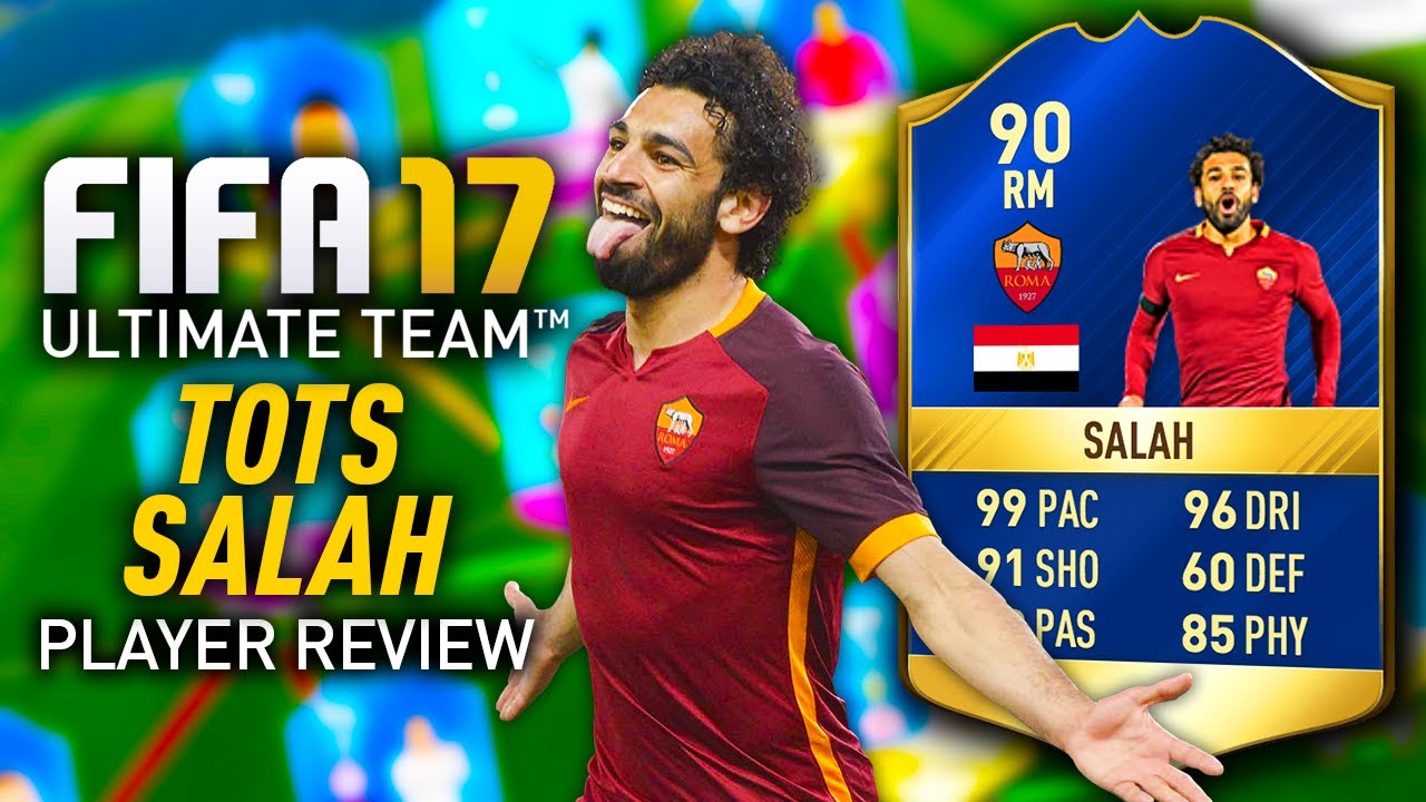 FIFA 17 TOTS SALAH (90) *99 PACE* PLAYER REVIEW! FIFA 17 ULTIMATE TEAM!