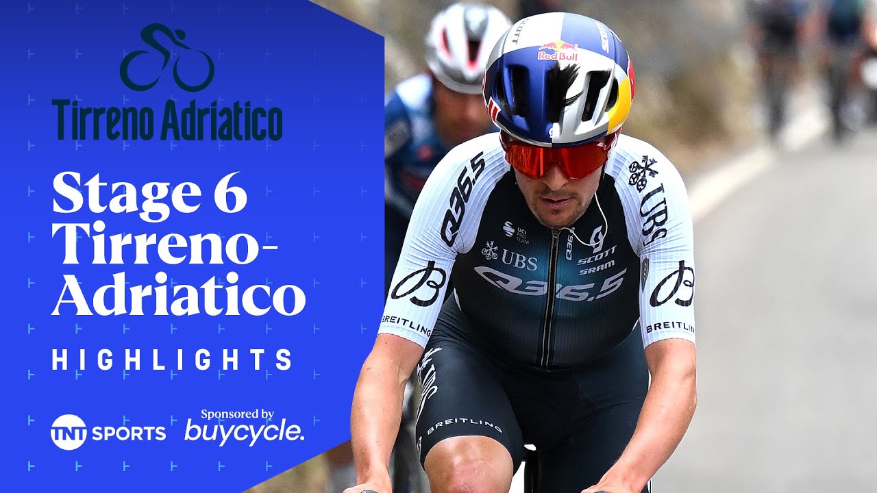 BIG WIN IN FRONTIGNANO! 🔥| Men's Stage 6 Tirreno-Adriatico 2025 Race Highlights | TNT Sports Cycling