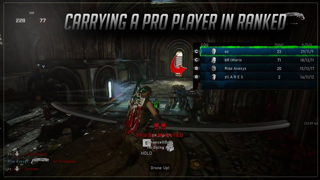 Gears 5 - CARRYING A PRO PLAYER IN RANKED CONTROL