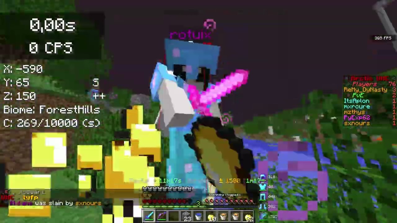 90 Players Slave Market Snowball | Arctic UHC Highlight 