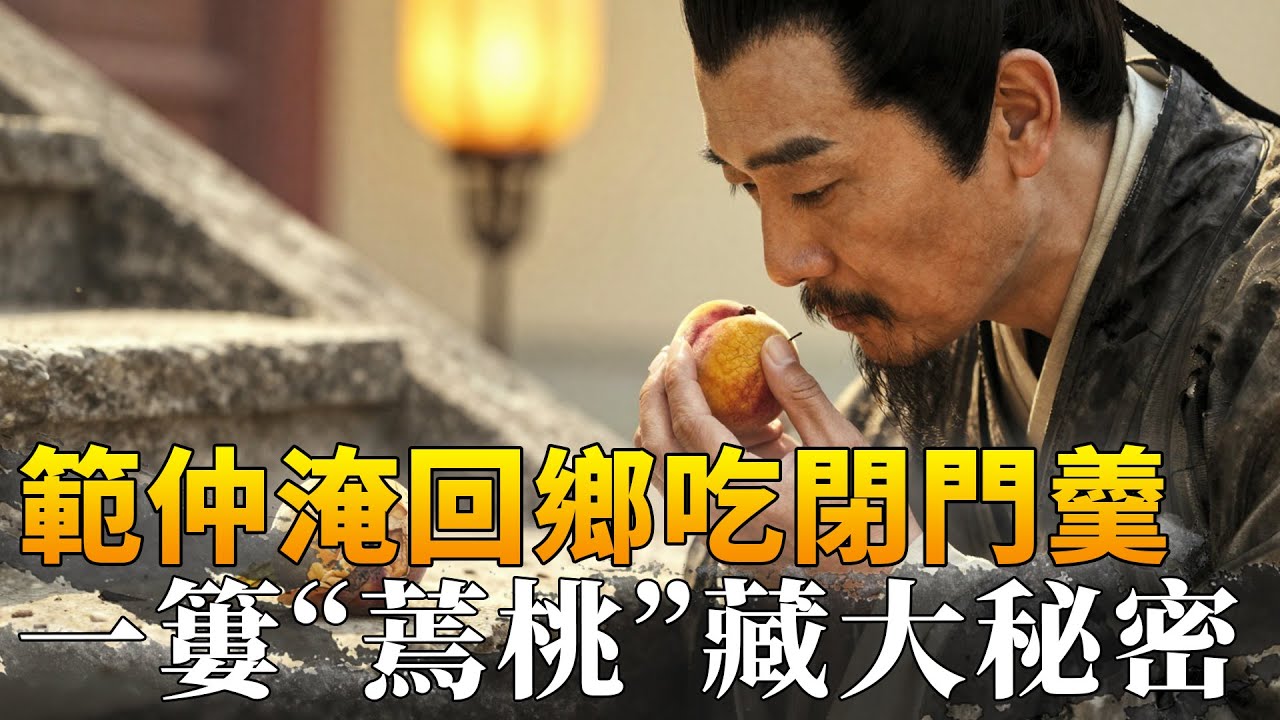 範仲淹衣錦還鄉，恩師為何閉門不見只送「蔫桃」？這才是大智慧！ #民間傳說 #說書 #師徒情深 #人生智慧