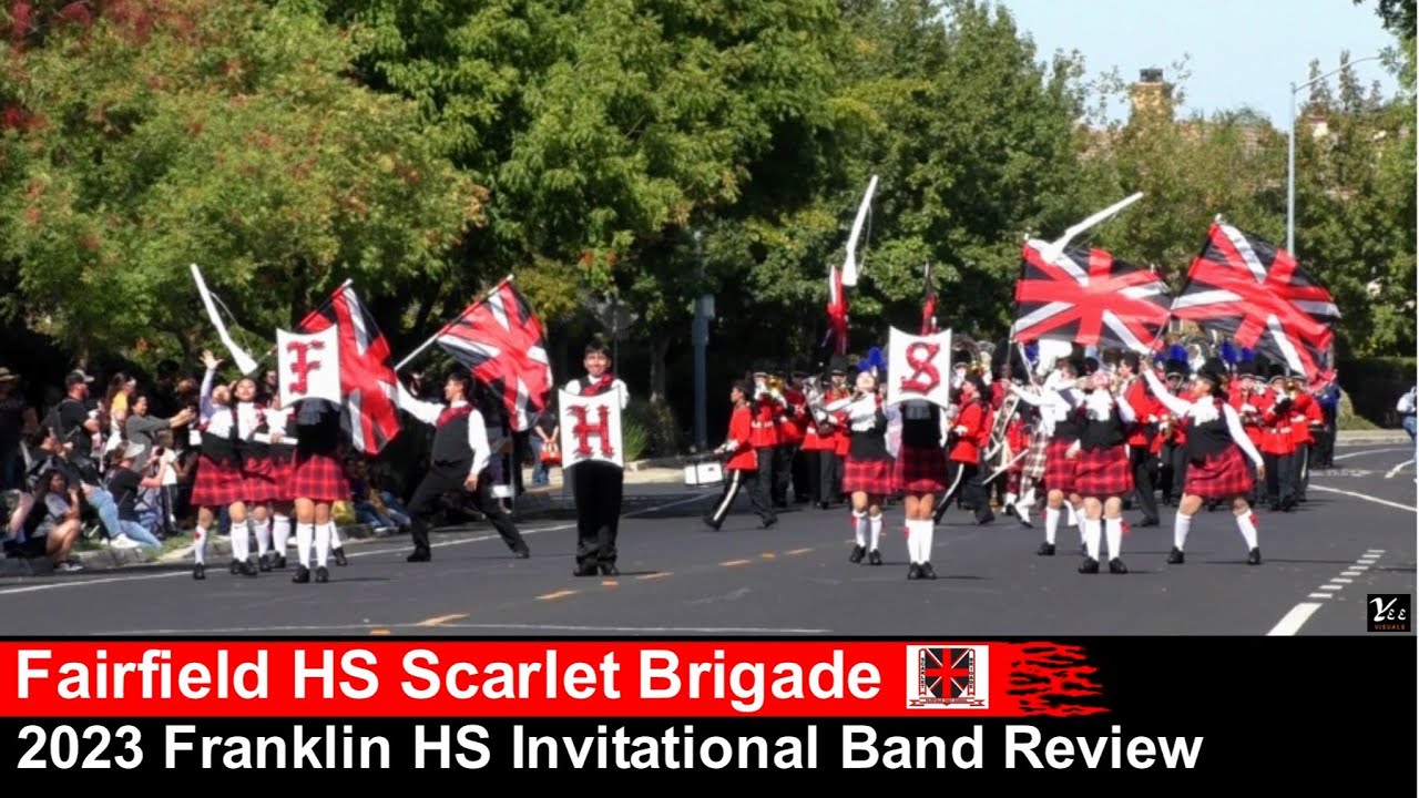 2023 Scarlet Brigade at Franklin Invitational Band Review