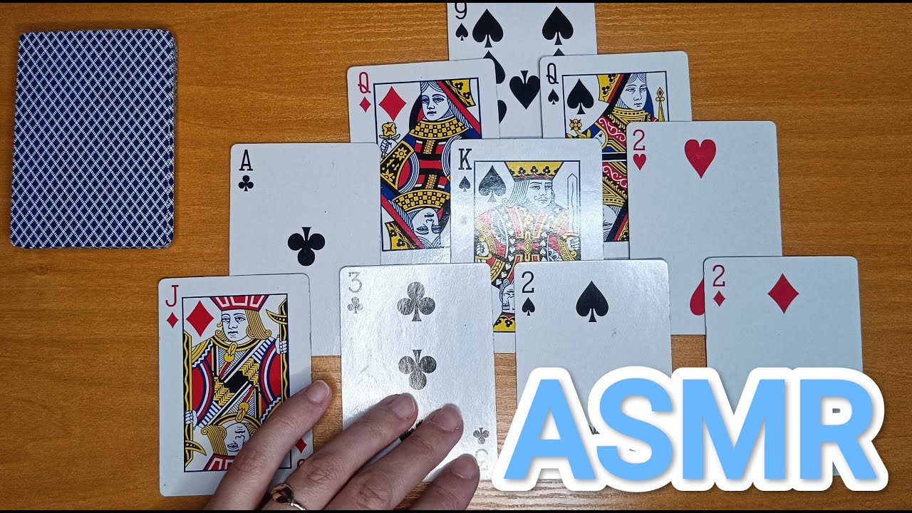 ASMR SOLITAIRE ✨/ АСМР ПАСЬЯНС ♥♠/ КАРТЫ / WHISPER/ ШЕПОТ