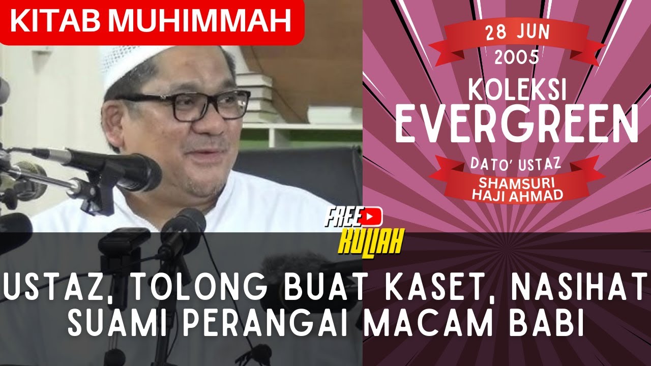 Budak-Budak Jadi Susah Akibat Otak Tak Betul Orang Tua-Tua - Ustaz Shamsuri Haji Ahmad