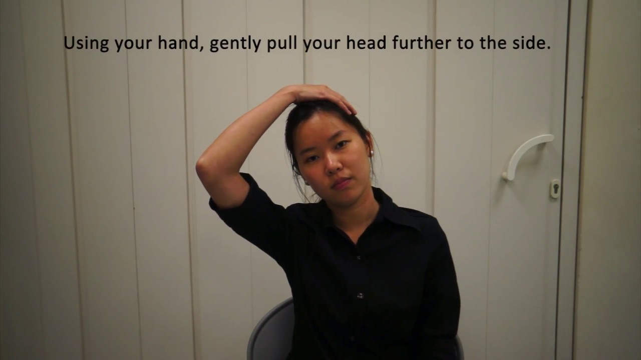 NUH Physiotherapy - Upper Trapezius Stretch (both sides)