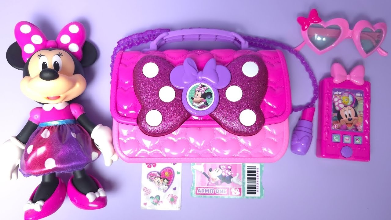 Disney Minnie Mouse Bowfabulous Bag Set Satisfying with Unboxing Compilation Toys ASMR #793