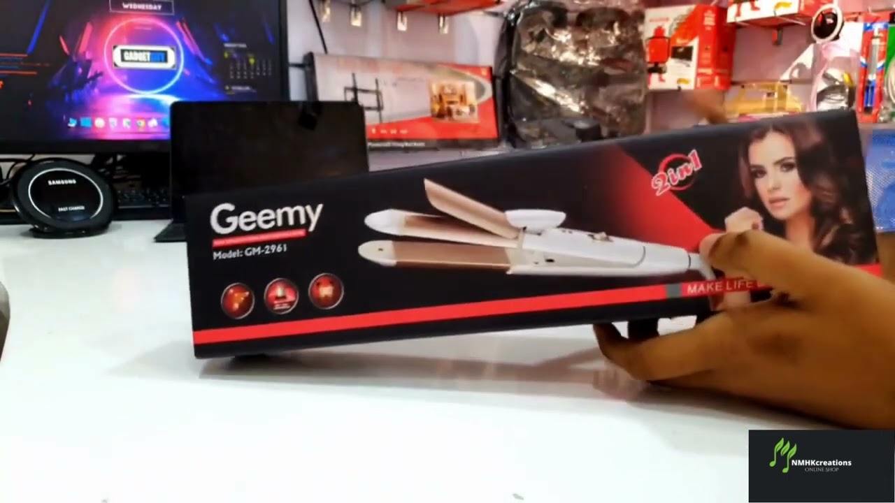 Hair Straightener |  review |  hair | ProGeemy 2 in 1 |  best hair straightener | කොණ්ඩා විලාසිතාවන්