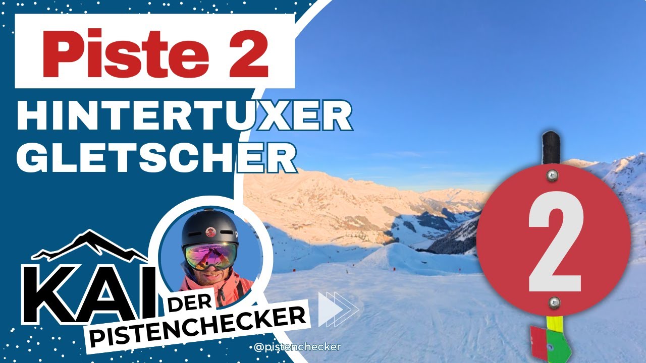 Hintertuxer Gletscher | Piste 2 | Rote Abfahrt | 4K
