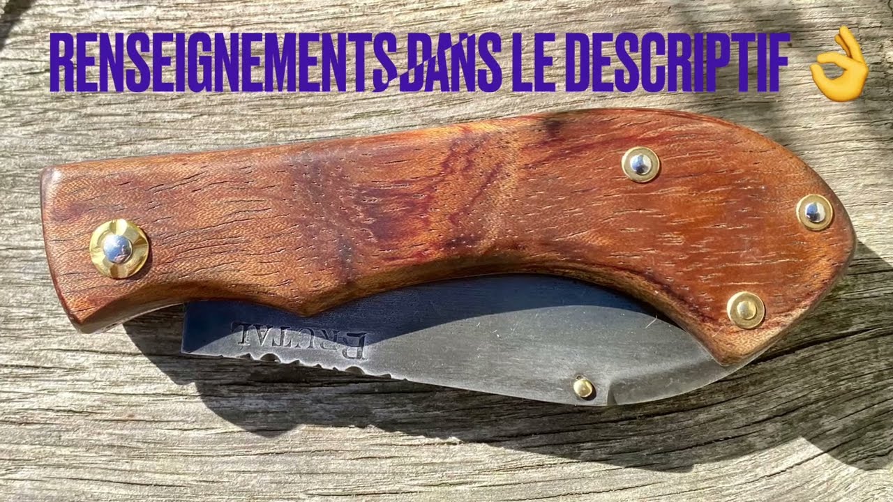 Le brutal couteau à cran plat (Espagne)