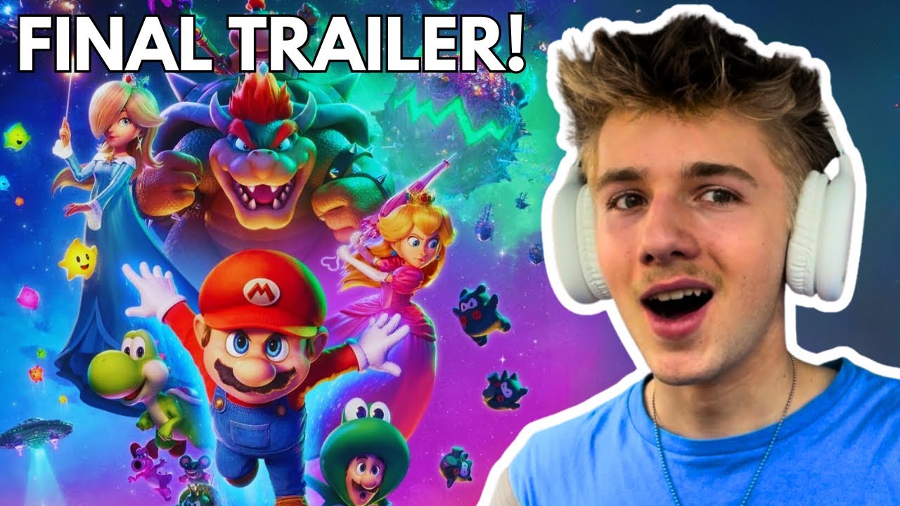 Super Mario Galaxy Movie FINAL TRAILER Reaction 🍄🔥 #nintendo 