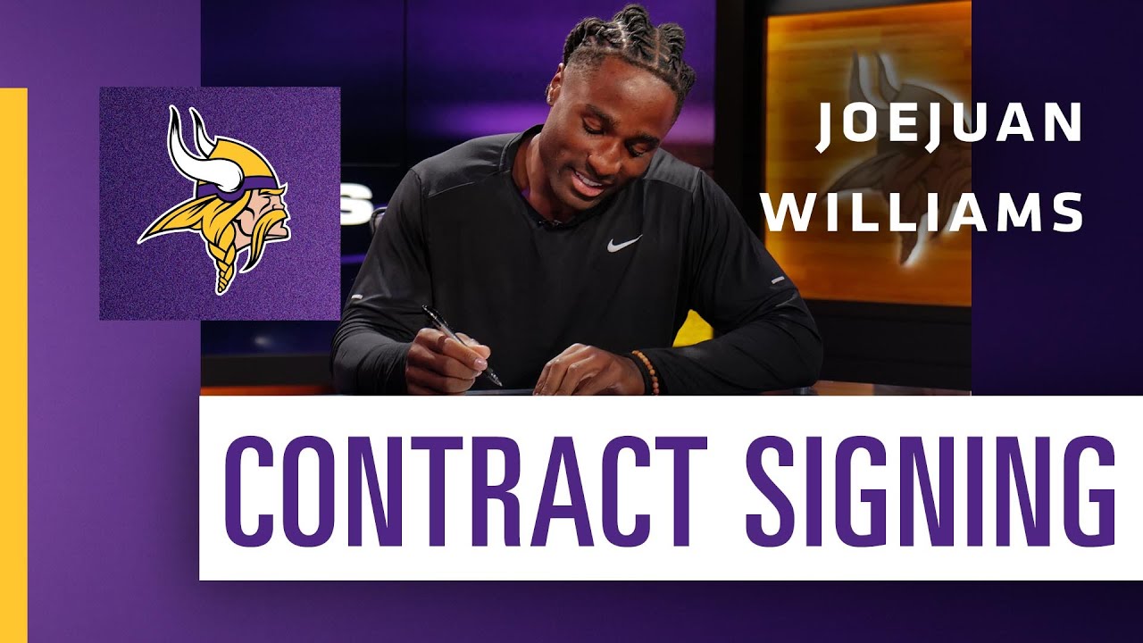 Joejuan Williams Signs Contract to Officially Become a Minnesota Viking