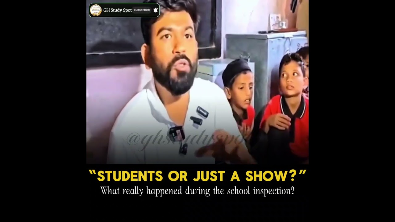 Fake Students for a School Inspection? | Abhijit Dipke&rsquo;s Shocking Expose #abhijeetdipke #cjp #viral