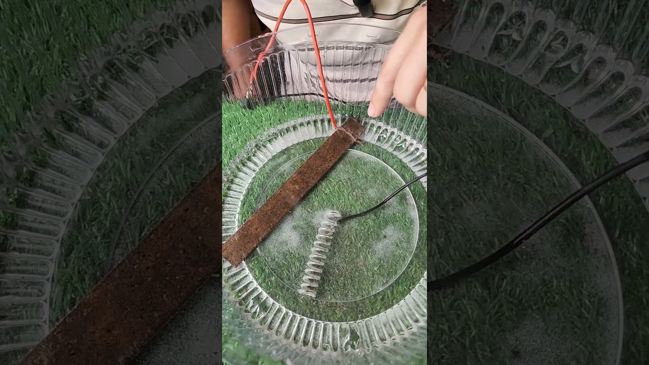 Como tirar ferrugem usando eletricidade