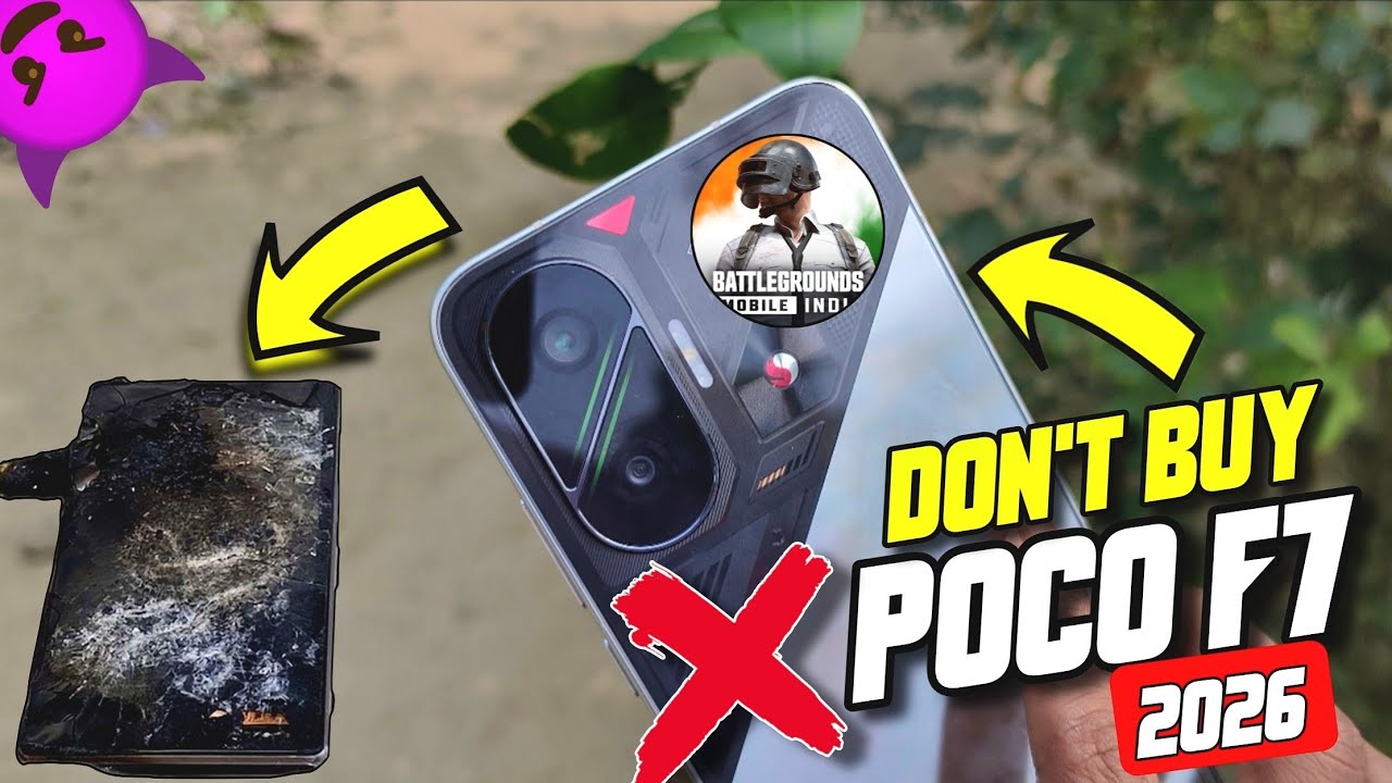 Don't buy Poco f7❌| Poco f7 2026 Gaming review 120 FPS? | Money Waste 😭