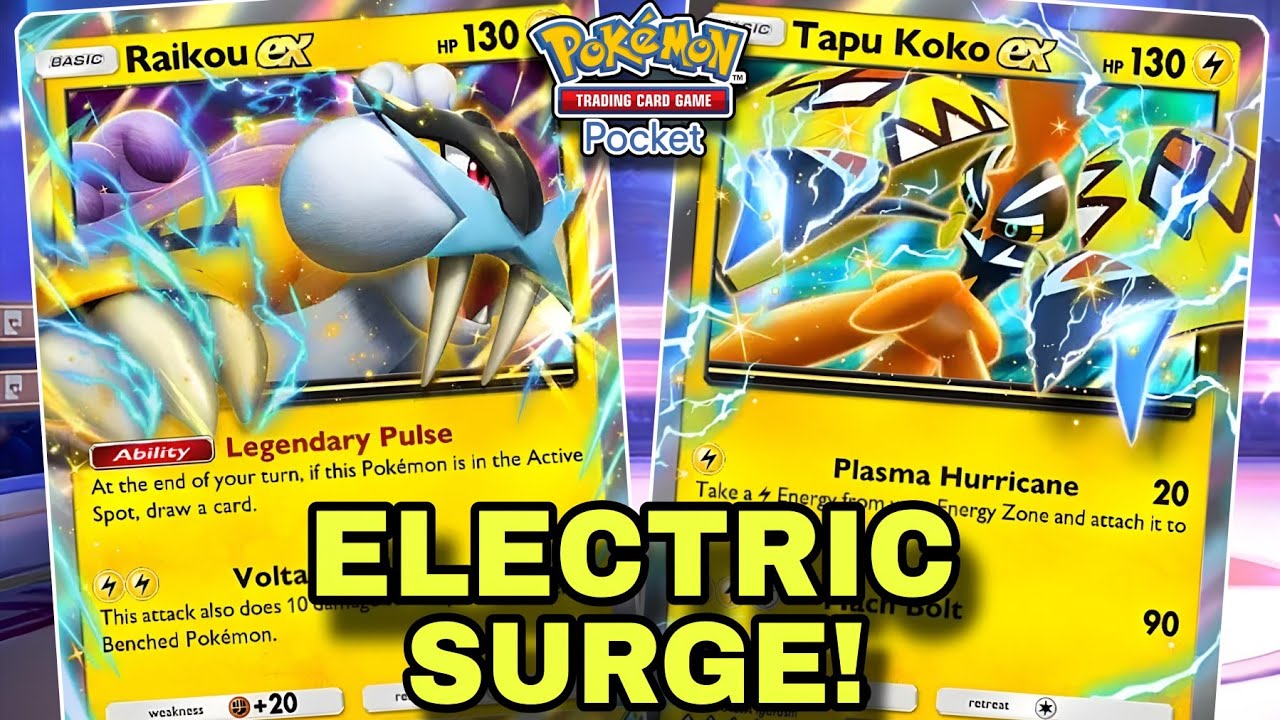 This RAIKOU EX Deck Is Pure Electric Destruction! | Pokemon TCG Pocket