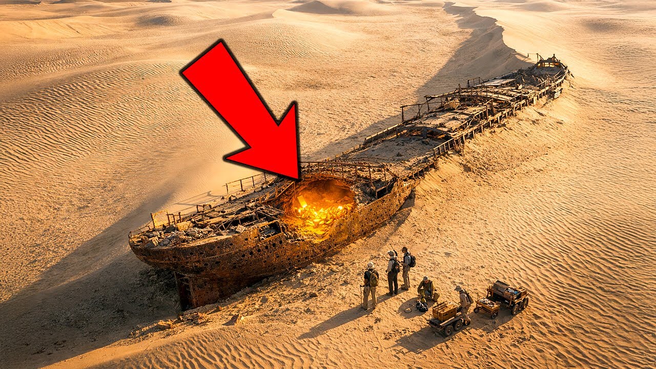 Wrak statku pełen złota znaleziony na pustyni Sahara po 1000 latach