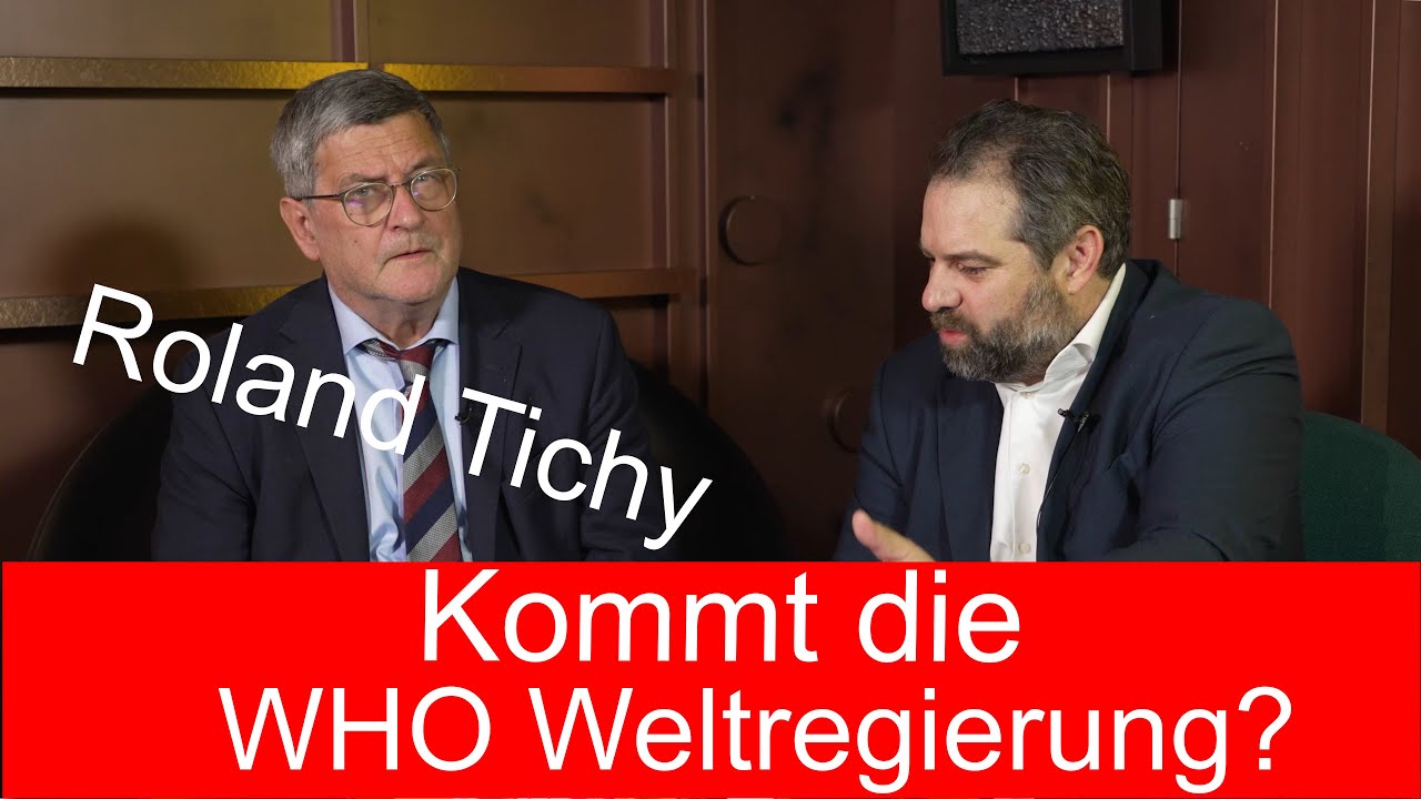 Kommt die WHO Weltregierung? -  Roland Tichy im Interview mit Steffen Krug - Forum Freiheit 2023