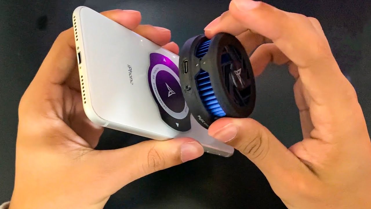 Turbinando meu IPhone 8 Plus com um Cooler Magnético