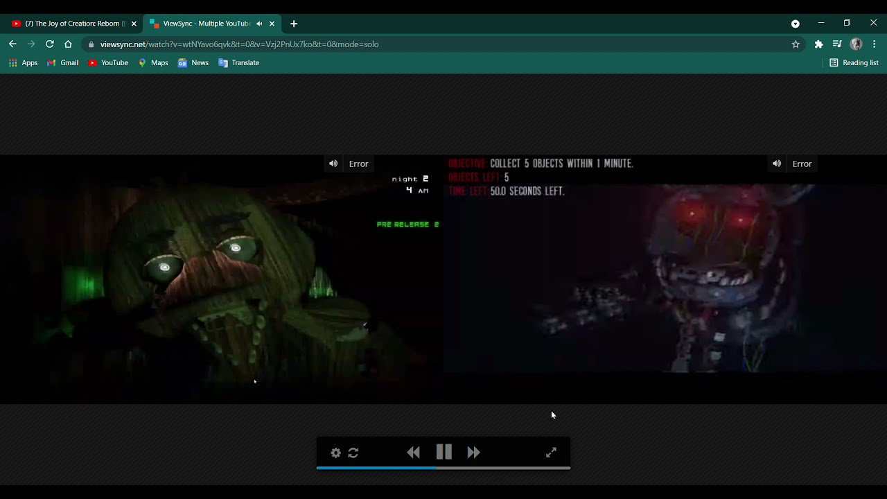 Return to freddy's 3 vs joy of creation has a sparta hardrock v2 remix