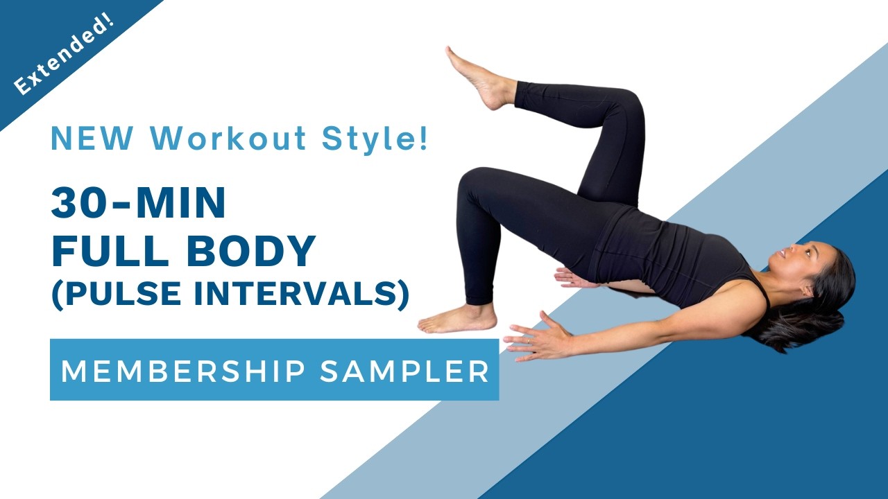 30-Min FULL BODY Workout for Scoliosis (Bodyweight Pulse Intervals) | Membership Sampler