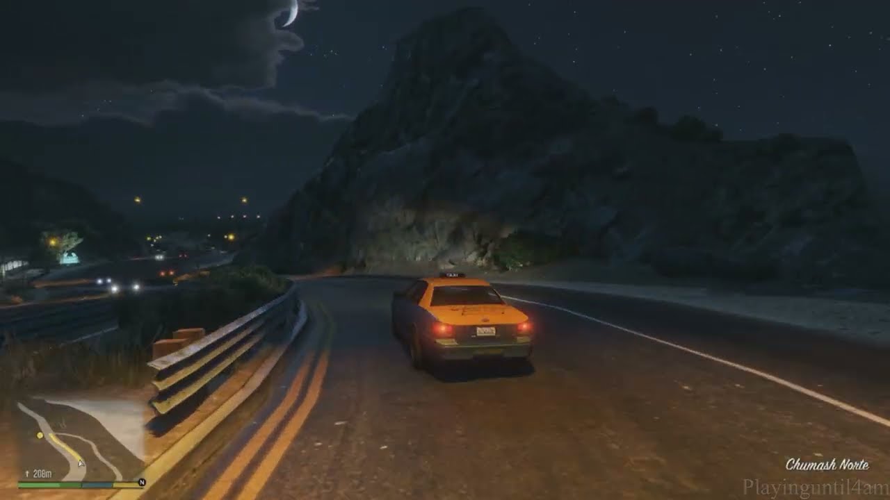 Trabajando como Taxista en GTA V 46# [PS4].