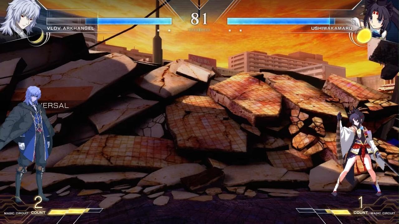 MELTY BLOOD: TYPE LUMINA Story Devotee Trophy (Completou no difícil) Easy Way (Método fácil)