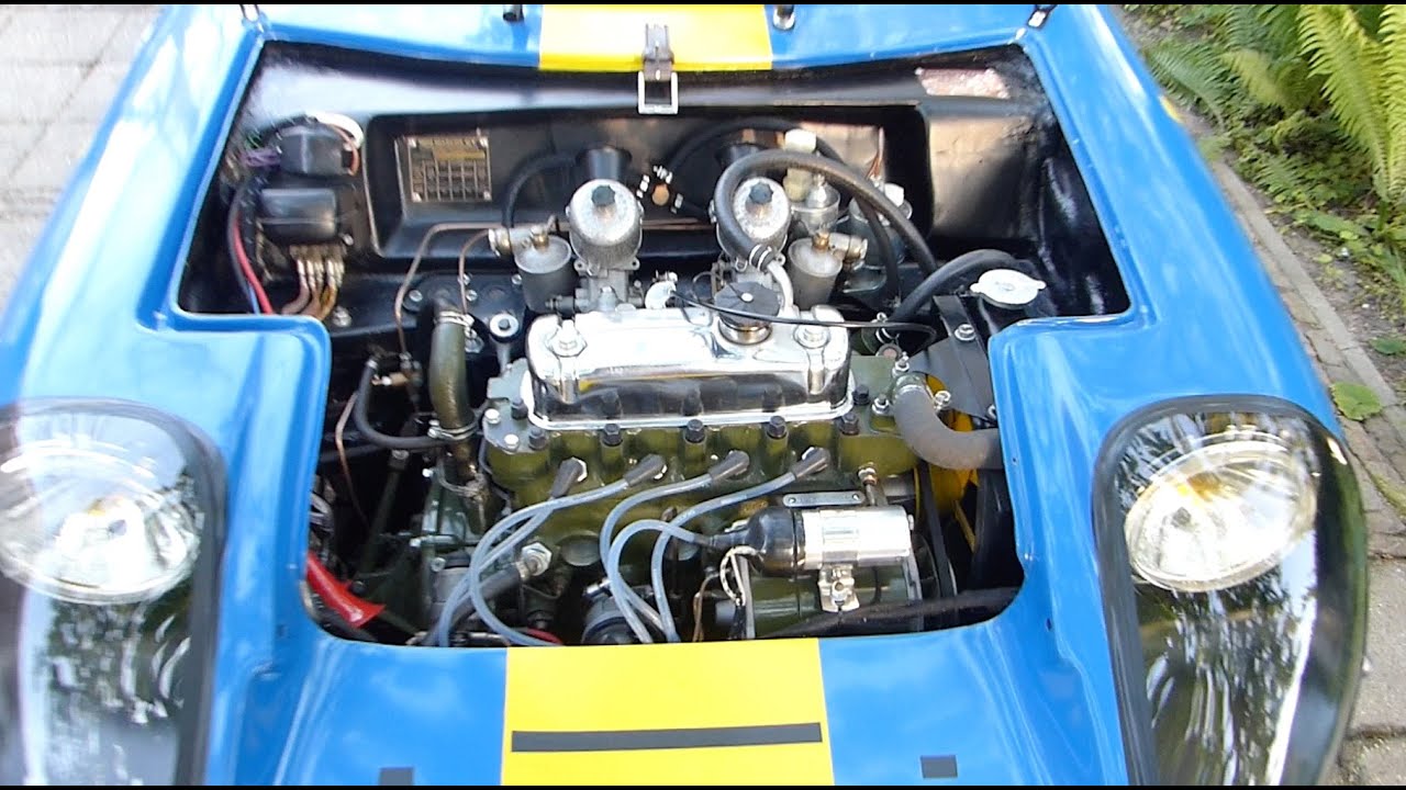 1966 Le Mans Mini Marcos engine bay