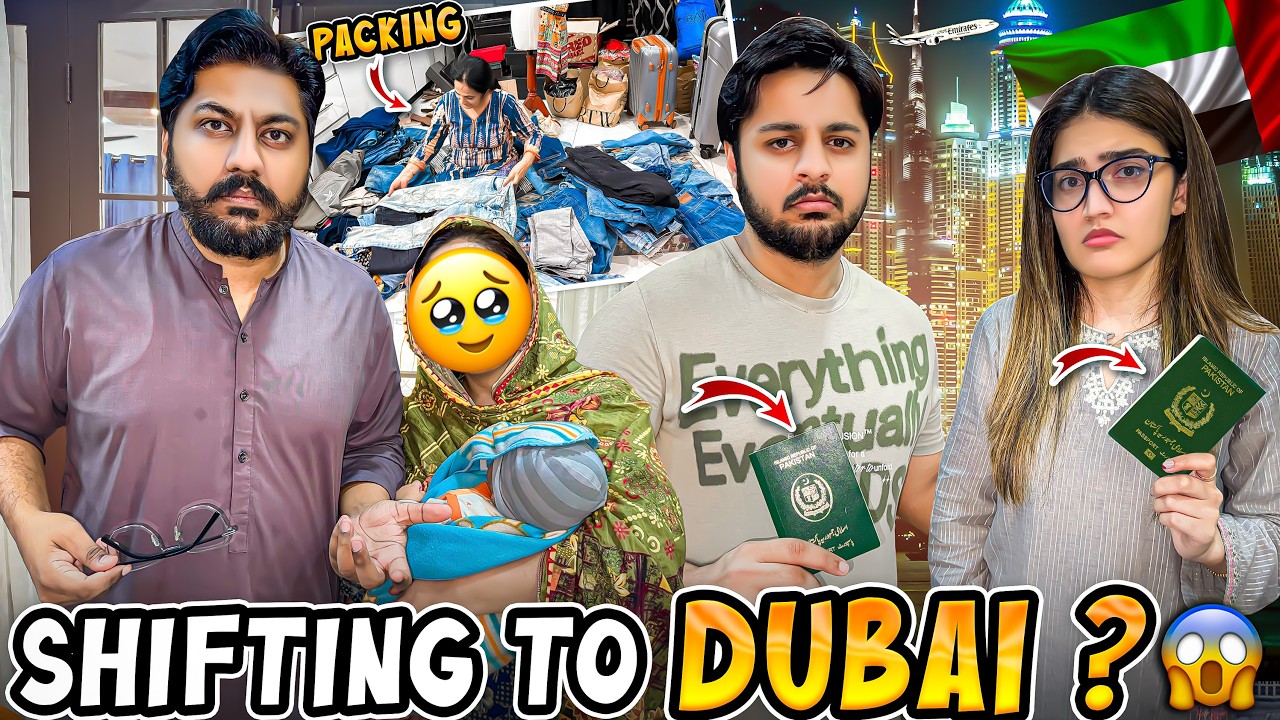 HUM PERMANENTLY DUBAI SHIFT HO RHYE 😍 | Bhai & Bhabhi Ka Reaction 🥹 | Mama Ny Packing Shuru Ker De 😂