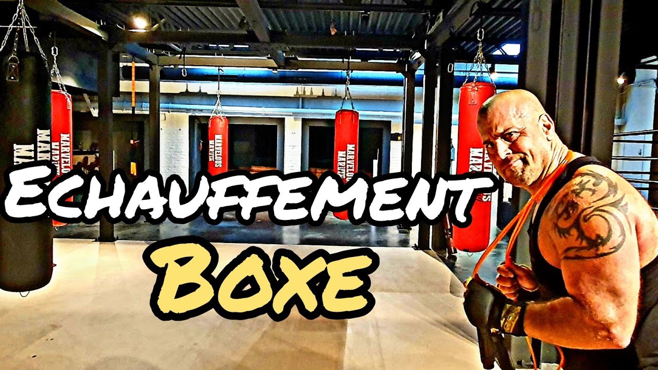 Boxe : échauffement