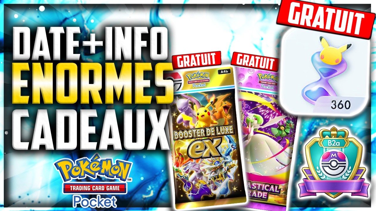 ATTENTION‼️360 SABLIERS GRATUITS + 15 BOOSTER OFFERTS sur Pokemon TCG Pocket
