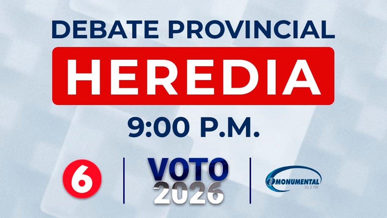 Debate provincial: Heredia #Voto2026