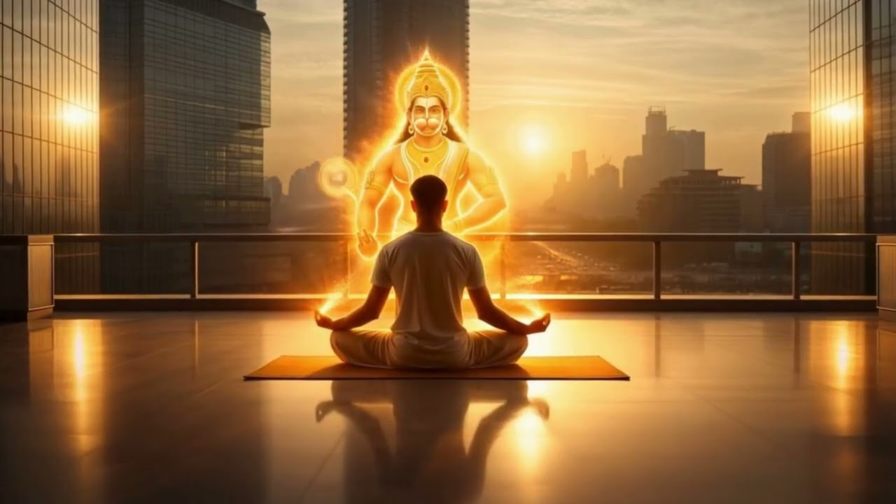 Mere Andar Hanuman (Official Visual Meditation) | Hanuman x Focus Energy | Vipin Mahasayan