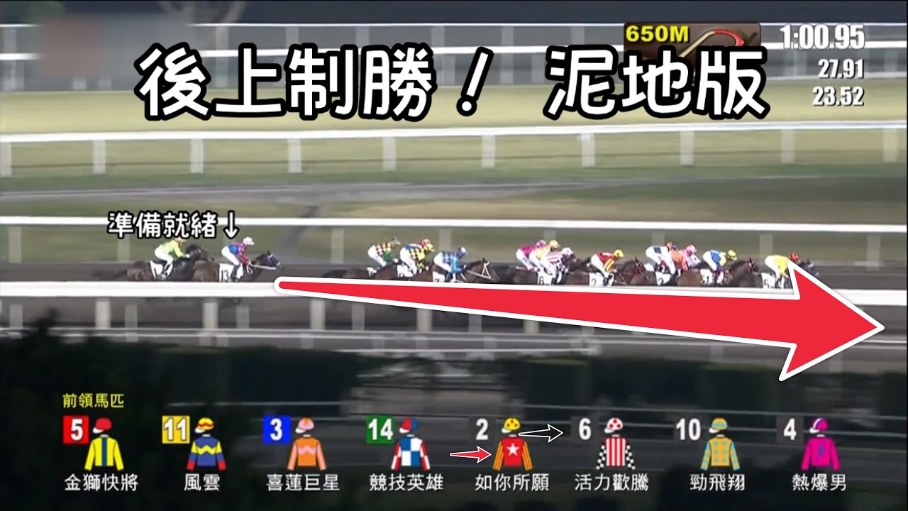 後上馬取勝精彩集錦 泥地篇