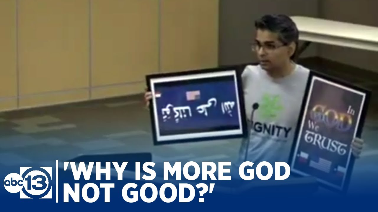 TX school district rejects 'In God We Trust' signs in Arabic, rainbow