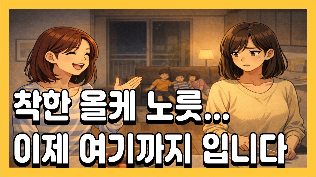 착한 올케 노릇 이제 여기까지 입니다 #형님사연