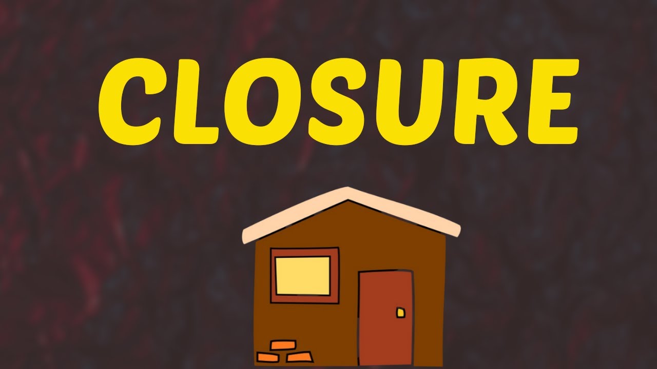 What Does CLOSURE Means || Meanings And Definitions With Example in ENGLISH