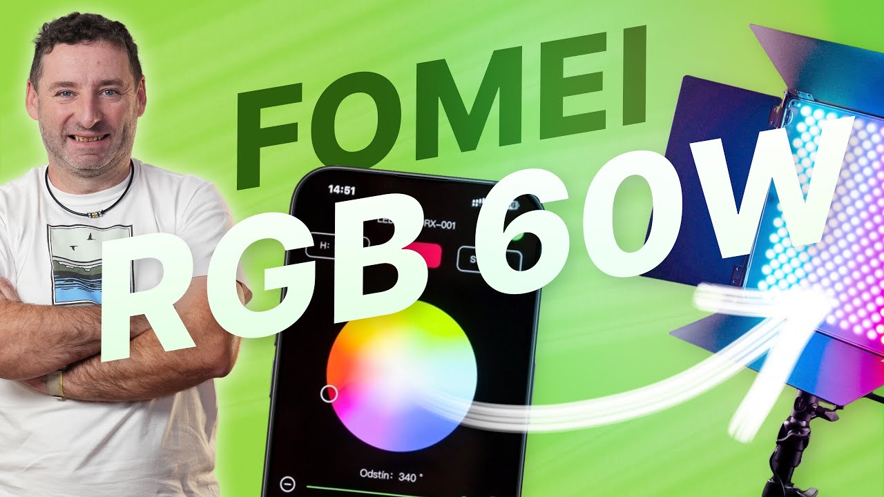 Super praktické FX světlo Fomei RGB 60W (Alisczech vol. 867)