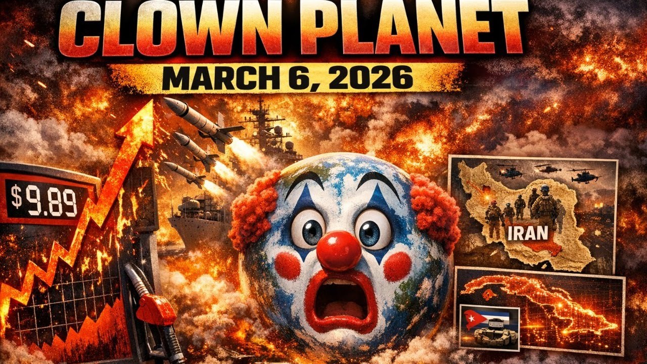Clown Planet Daily 3/6/26: Gas Up, Missles Down, Total Surrender, Iran Says 