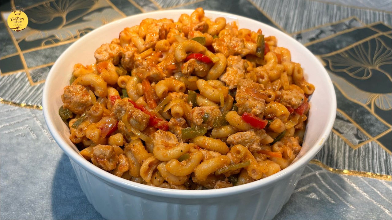 Spicy Chicken Macaroni | Desi Style Pasta You've Never Tried