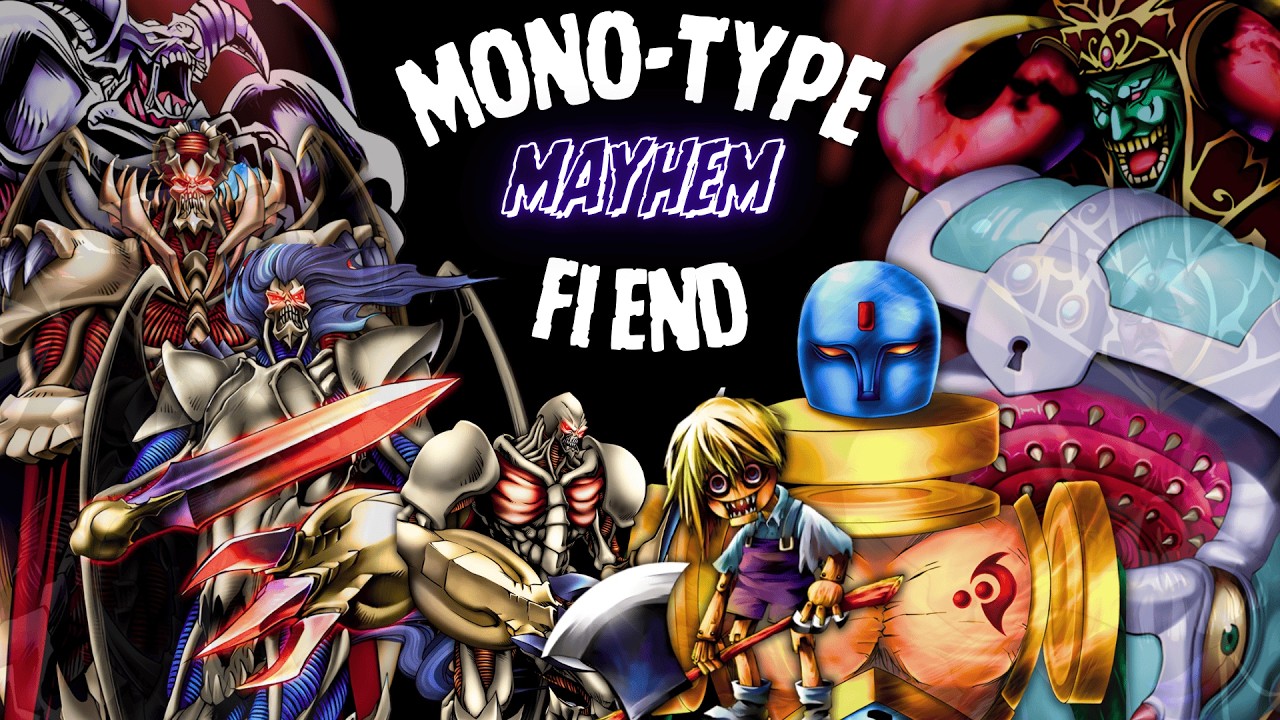 What If Goat Format Only Had FIEND Type Monsters? | Mono-Type Mayhem | Yugioh ft @krstYGO