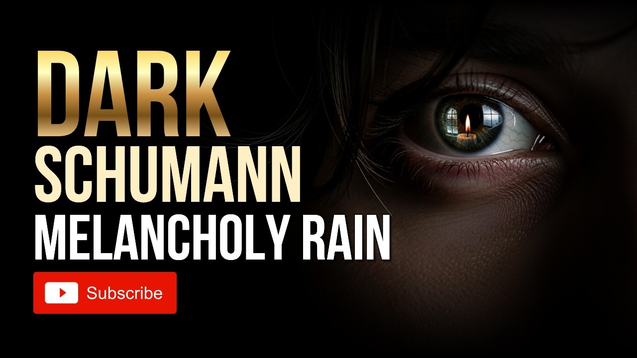 Dark Schumann Piano in the Rain 🌧️ | Haunting Romantic Classical Music for Study, Sleep & Focus