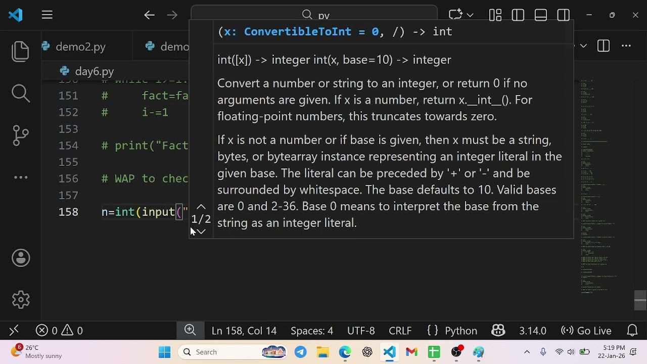 While loop Basic Questions