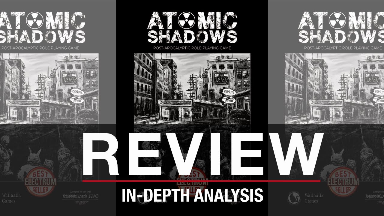 Обзор Atomic Shadows RPG | Постапокалиптическая настольная ролевая игра на выживание для поклонни...
