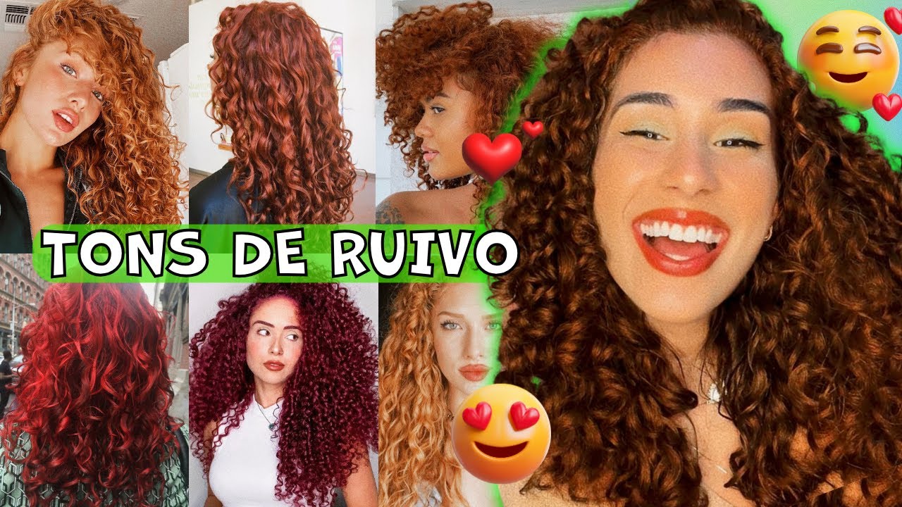 OS RUIVOS CACHEADOS MAIS LINDOS || Tons de Cabelos Ruivos Para Te Inspirar ✨