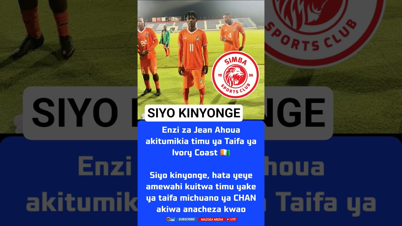 Enzi za Jean Ahoua akitumikia timu ya Taifa ya Ivory Coast 🇨🇮