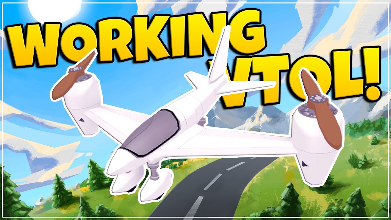 I Built A WORKING VTOL In Aviassembly!